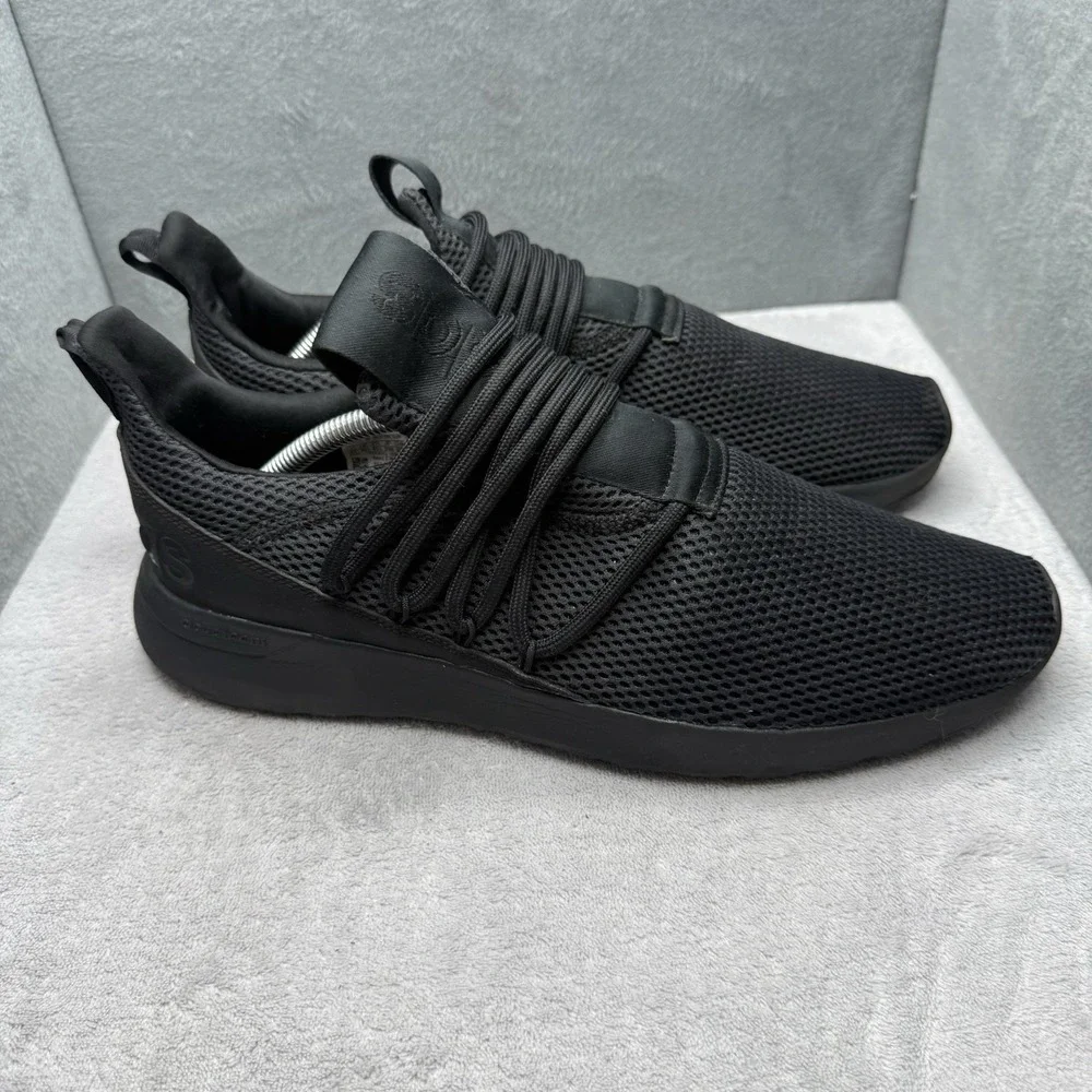 Adidas Lite Racer Adapt Cloudfoam Black Mesh Slip-On Shoes Men's Size 11